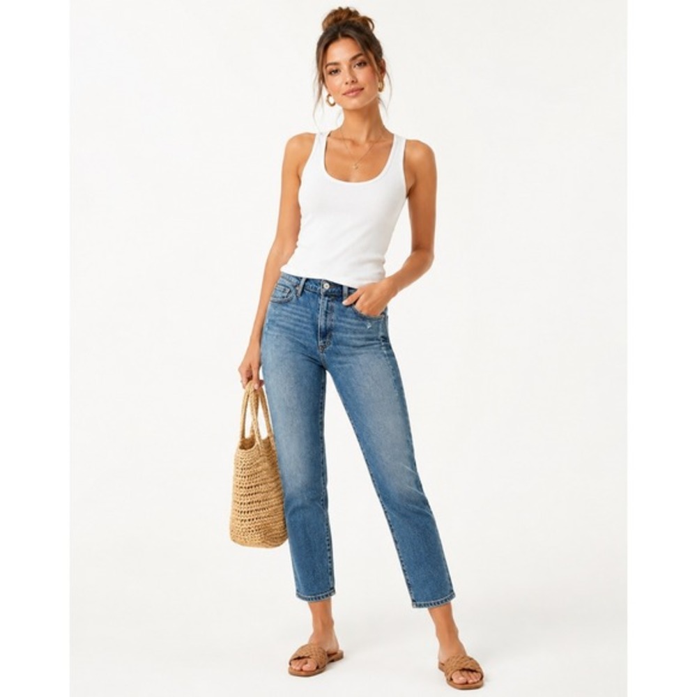 Anthropologie Citizens of Humanity Olivia Slim Straight Jeans SIze 26 NWT